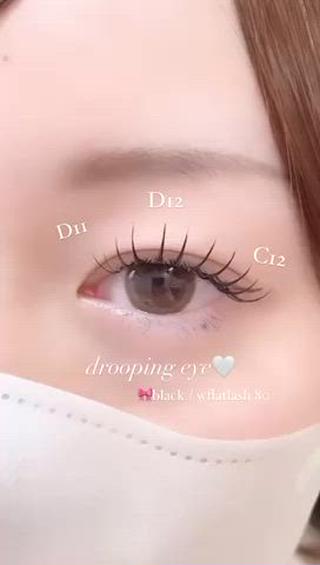 マツエク・マツパ 呉市emmu_eye ayakaのマツエク・マツパデザイン