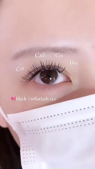 マツエク・マツパ 呉市emmu_eye ayakaのマツエク・マツパデザイン