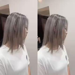 ミディアム Y Uのヘアスタイル