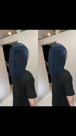 ミディアム Y Uのヘアスタイル