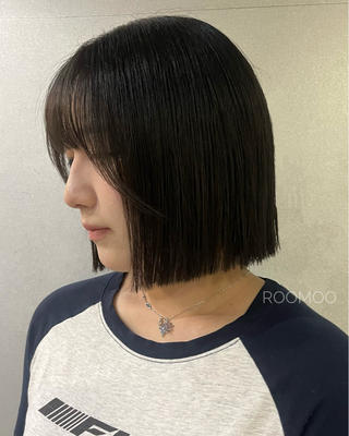 ショート 韓国ボブ/ハッシュ カットKIRAのヘアスタイル