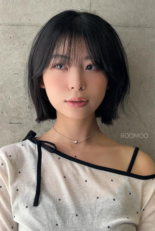 ショート 韓国ボブ/ハッシュ カットKIRAのヘアスタイル