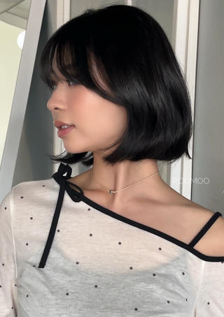 ショート 韓国ボブ/ハッシュ カットKIRAのヘアスタイル