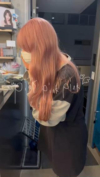 柔らかいpinkbeige
下ろしても結んでも可愛いです
pinkcolor 得意ですのでぜひpinkお任せください*.+゚