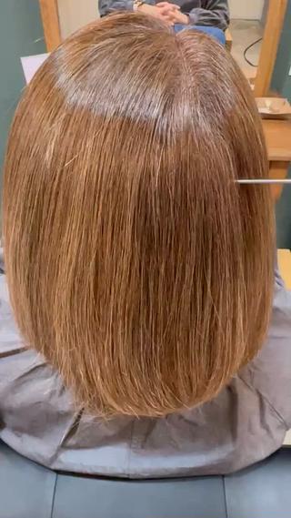 髪質改善カラーアッシュ系の軽さ️ 