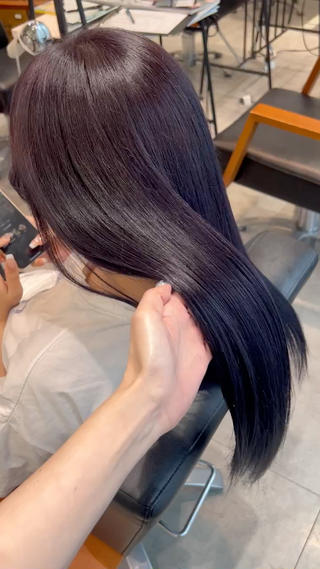 カラー Ellen by artina 新宿店所属・🪼AI/オリーブ ベージュ🪼のヘアスタイル