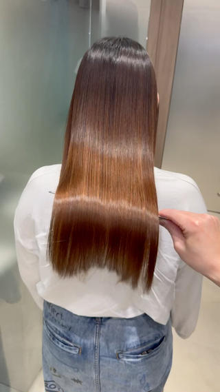 ロング 癖毛救済✂️ボブ /髪質改善ストレートのヘアスタイル