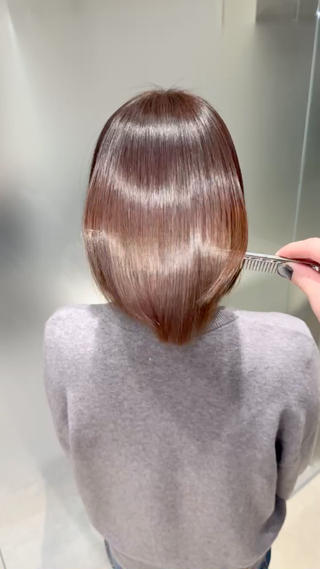 ショート 癖毛救済✂️ボブ /髪質改善ストレートのヘアスタイル