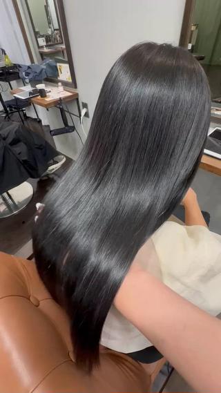 セミロング 名駅/艶カラー/原田 永遠のヘアスタイル