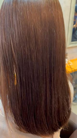 ミディアム 🍀艶髪縮毛矯正/ 風殿　滉太🍀のヘアスタイル