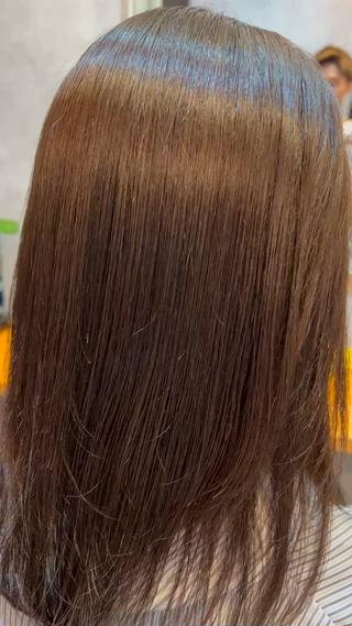 ミディアム 🍀艶髪縮毛矯正/ 風殿　滉太🍀のヘアスタイル