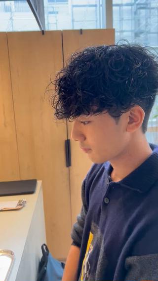 パーマ メンズ メンズパーマ💈藤田 晃志のヘアスタイル