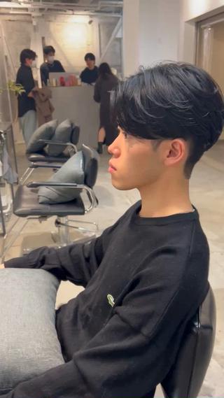 ショート パーマ メンズ メンズパーマ💈藤田 晃志のヘアスタイル