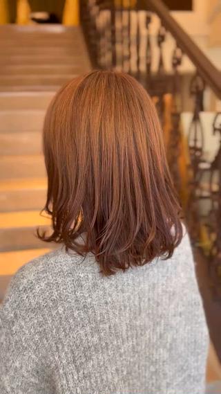 ミディアム weve タチバナのヘアスタイル