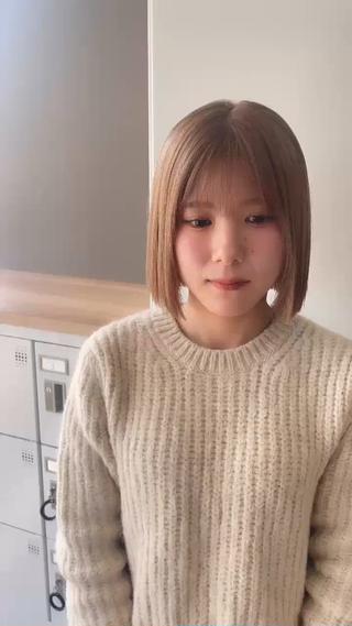 暗染め履歴からミルクティーベージュに。