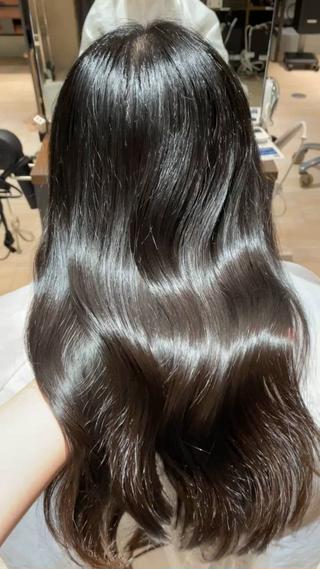 巻いてもうる艶カラー