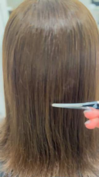 トリートメントでツヤツヤに!
お客様は一人一人に合ったトリートメントを