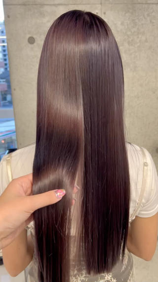 ロング ️💜akari💜 ハイトーン/レイヤーのヘアスタイル