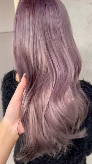 カラー ️💜akari💜 ハイトーン/レイヤーのヘアスタイル