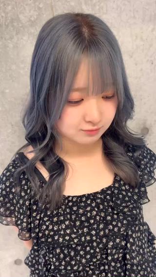 ロング ️💜akari💜 ハイトーン/レイヤーのヘアスタイル