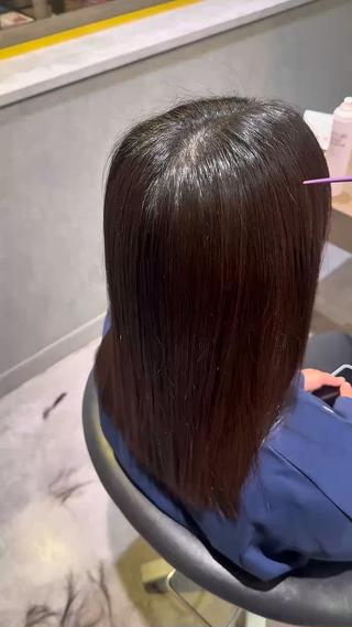 セミロング 巻ける縮毛矯正 タイラハルキのヘアスタイル