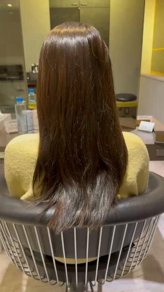 セミロング 巻ける縮毛矯正 タイラハルキのヘアスタイル