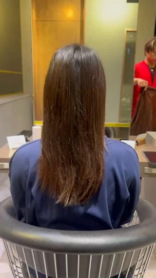 セミロング 巻ける縮毛矯正 タイラハルキのヘアスタイル