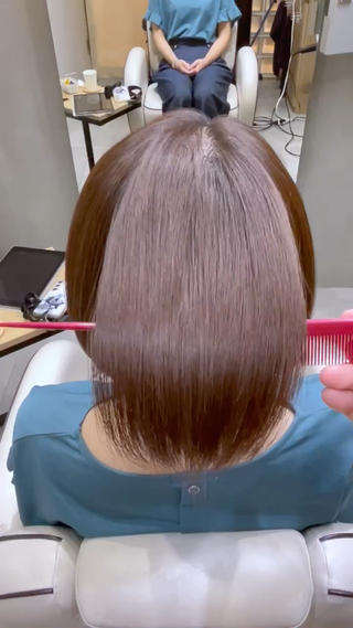 ショート おしゃれ染めで白髪を 染める/山口玲緒奈のヘアスタイル