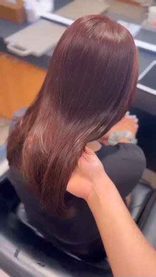 ブリーチなしのWcolor でつくるorange 