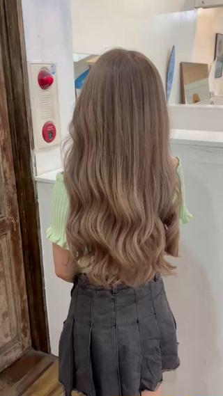 ロング 川下 諒のヘアスタイル