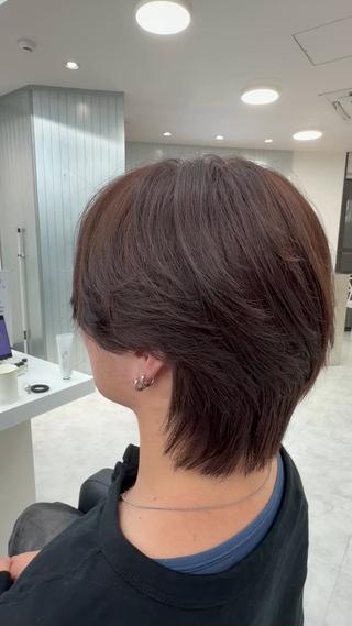 カラー メンズ 曲がる縮毛矯正✨️ パーマ🌀 晃哉‎のヘアスタイル