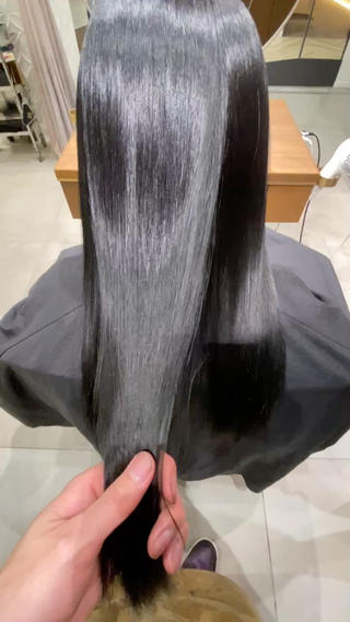 落ちる黒染め＋最強トリートメント 