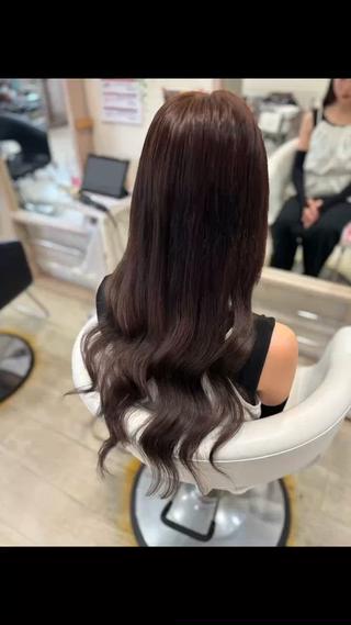 ロング 艶カラー🫧/シール エクステRYOKAのヘアスタイル