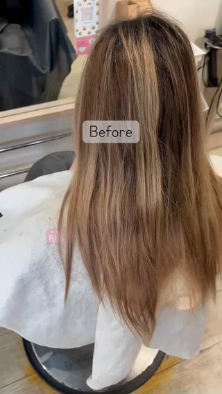 ハイライト風エクステ
カラー＋ダイヤモンドシールエクステ２０枚でさせて頂きました 