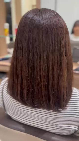 ミディアム カラー ☁🫧縮毛矯正 /沖春奈🪽🫧のヘアスタイル