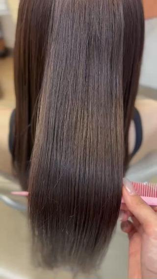 ロング カラー ☁🫧縮毛矯正 /沖春奈🪽🫧のヘアスタイル