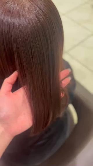 ミディアム カラー ☁🫧縮毛矯正 /沖春奈🪽🫧のヘアスタイル