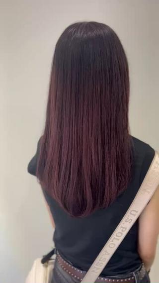 ロング カラー ☁🫧縮毛矯正 /沖春奈🪽🫧のヘアスタイル