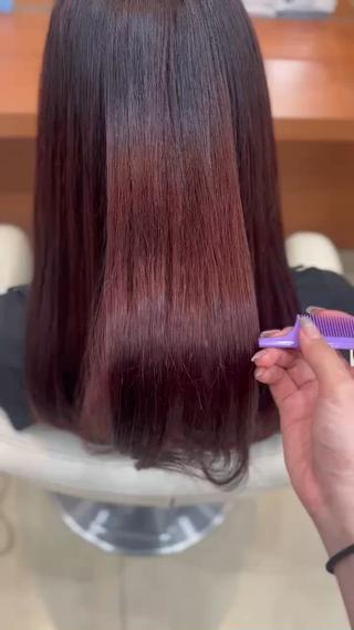 ロング カラー ☁🫧縮毛矯正 /沖春奈🪽🫧のヘアスタイル