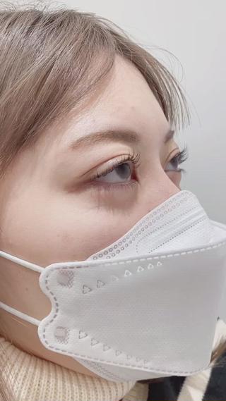 パリジェンヌラッシュリフト♡まつ毛の際からしっかり上げています!