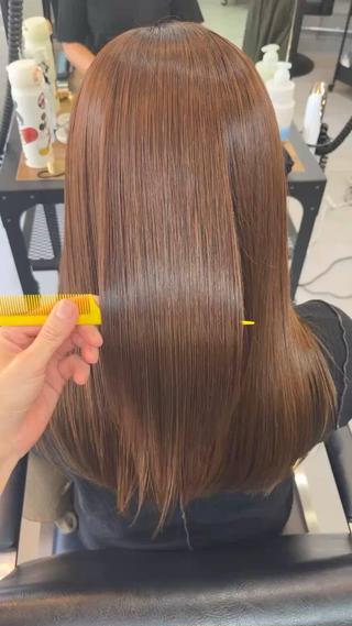 ロング カラー sai x所属・奥秋 理紗　sai xのヘアスタイル