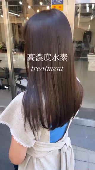 ロング sai x所属・奥秋 理紗　sai xのヘアスタイル