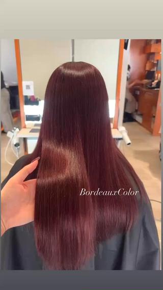 ロング カラー 韓国風🦋🦋モテ ヘアMIKU/表参道のヘアスタイル