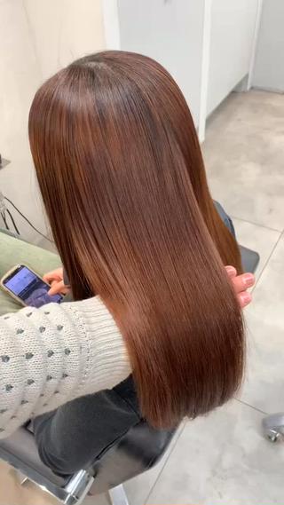 ロング ✨美髪矯正✨髪質改善 ✨レイヤー✨大山　悠のヘアスタイル