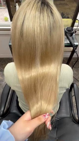 シルクをイメージした質感で髪をなめらかに 