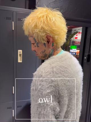 ショート カラー ヘアアレンジ メンズ メンズ専門 美容師✨ アメ村 堀江颯瑛のヘアスタイル