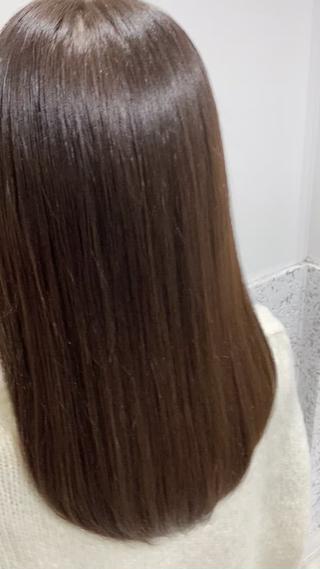 イルミナカラーでツヤツヤヘアに