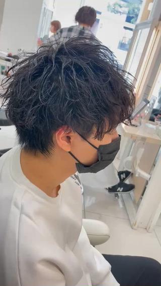 パーマ メンズ メンズパーマ特化 👑店長👑間宮👑のヘアスタイル