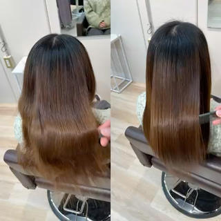 2年前に矯正
超ロングリタッチ矯正ですが、毛先を荒れさせずに仕上げました♪

 