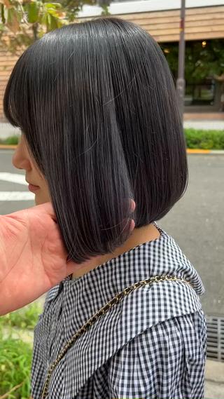 コリアンブラックカラー
ブリーチすればより透明感でます!